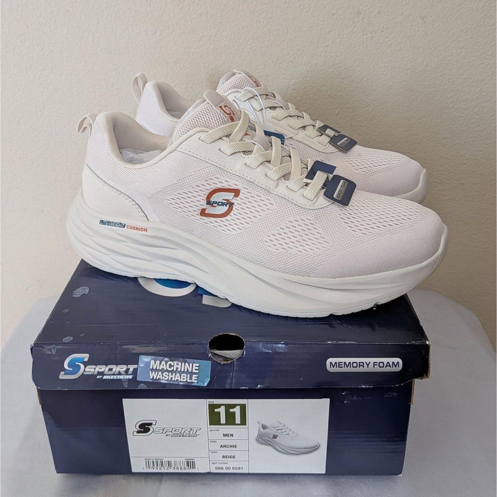 New Skechers S Sport S Sport Men's Archie Sneaker Shoes Memory Foam Size 11